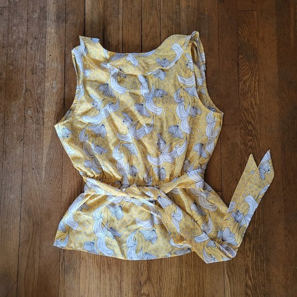 Max Studio Sleeveless Ruffled Blouse - L - NWT - Picture 7 of 8